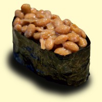 Photo of a Natto-nigiri Photo of a Natto-nigiri