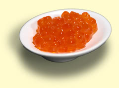 Photgraph of salmon roe